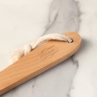 Щётка массажная для тела, из натуральной щетины, круглая, с ручкой, гладкая - Фото 8