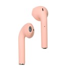 Наушники беспроводные LuazON i12, TWS, BT 5.0, 35/300 мАч, сенсор, матовые, розовые - Фото 4