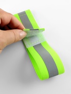 Повязка нарукавная светоотражающая, эластичная, на липучке, 35±1×3.8 см - Фото 4