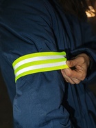 Повязка нарукавная светоотражающая, эластичная, на липучке, 35×4.8 см - Фото 6