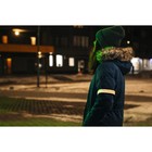 Светоотражающий браслет на батарейках, 3 режима, 34,5 × 4 см, цвет серый - Фото 6