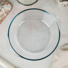 Набор кастрюль для запекания Borcam, 3 предмета: 1 л, 1.5 л 2 л, с крышкой, стекло, прозрачный - Фото 2