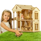 Кукольный дом деревянный «Белый дом» - Фото 2