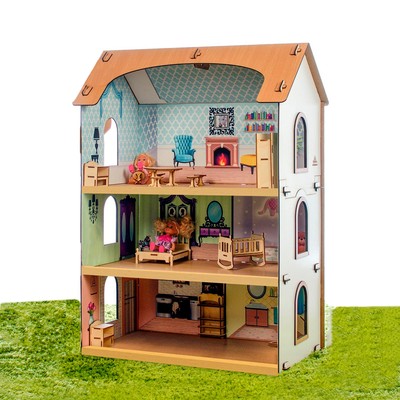 Кукольный домик для Барби — мечта маленьких принцесс