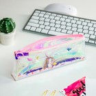 Пенал-шейкер школьный «Единорог», на молнии - Фото 2