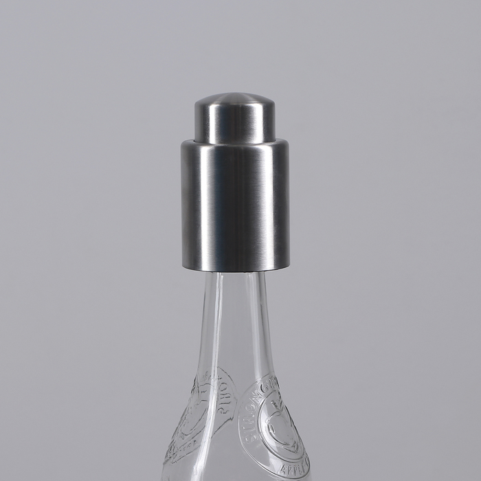 Пробка вакуумная «Профи», 4,5×7 см, цвет серебряный - фото 1883514073