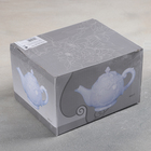Чайник керамический заварочный «Винтаж», 900 мл, цвет белый - фото 4295838