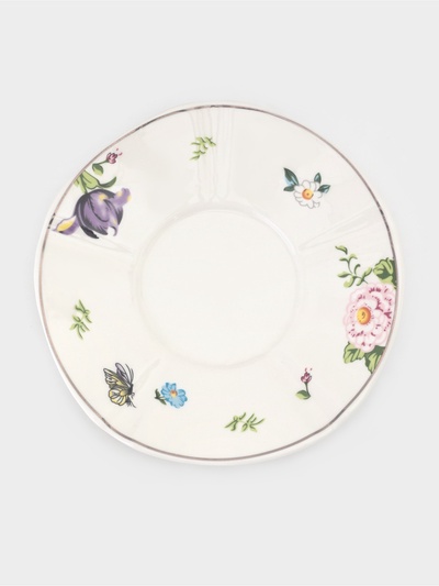 Сервиз кофейный «Сирена», 12 предметов: 6 чашек 100 мл, 6 блюдец 12 см, керамика, розовый