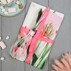 Набор подарочный «Весеннее настроение» полотенце 40×73 см, венчик кухонный. - Фото 1