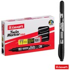 Маркер перманентный 0.7-1.0 мм, Luxor 150, двухсторонний, пулевидный, чёрный - Фото 5