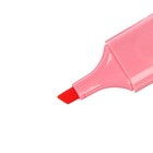 Маркер текстовыделитель Luxor Pasteliter, 5.0 мм, пастельный розовый - Фото 3