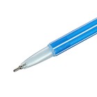 Ручка шариковая "Полоски" 0.5 мм, стержень синий, в дисплее, корпус МИКС (штрихкод на штуке) - Фото 4