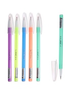 Ручка шариковая LANCER, синий стержень, узел 0.7 мм, цветной корпус, в дисплее, МИКС - Фото 13