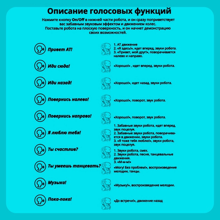 Робот интерактивный «Милый робот», световые и звуковые эффекты, русская озвучка, цвет жёлтый - фото 51877330