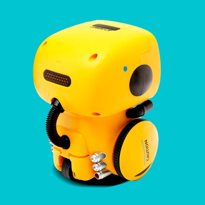 Робот интерактивный «Милый робот», световые и звуковые эффекты, русская озвучка, цвет жёлтый