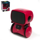Робот интерактивный «Милый робот», световые и звуковые эффекты, русская озвучка, цвет красный - фото 2548629