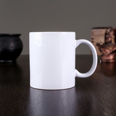 Кружка под сублимацию "PREMIUM",  320 мл, керамика, 335 гр, H=9,5 см, D=8,2 см