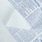 Бумага упаковочная крафт "Газета", синий, 0,55 х 10 м, 70 г/м² - Фото 1