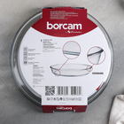Форма для запекания и выпечки из жаропрочного стекла Borcam, 2,85 л, d=31,5 см - Фото 5
