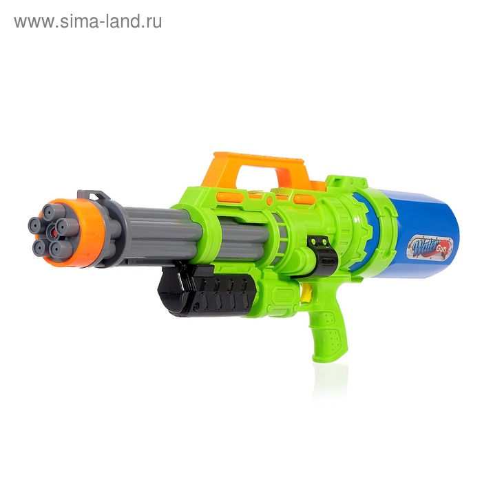 Водный пистолет «Вирус», с накачкой, 70 см, цвета МИКС - Фото 1