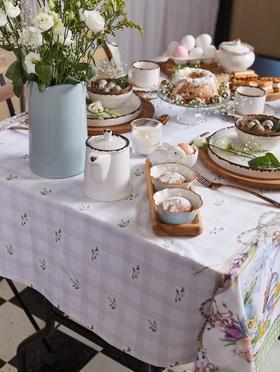 Скатерть Этель «Уютная пасха» 220×147 см, 100% хлопок, саржа 190 г/м²