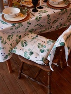 Подушка на стул «Доляна» Eucalyptus, 42×42×7 см, белая - Фото 9