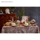 Скатерть «Доляна» Cup of tea, 110×144 см, 100% хлопок, 164 г/м² - Фото 8