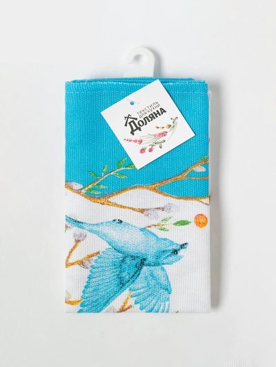 Полотенце кухонное «Доляна» Happy Easter 35×60 см МИКС