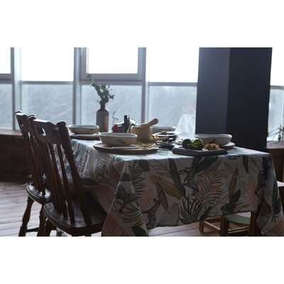 Скатерть Доляна Modern kitchen, 220×144 см, 100% хлопок, 164 г/м²