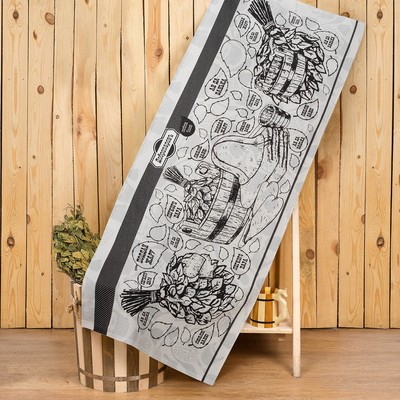 Полотенце вафельное «Этель. Легкого пара», 60×146 см, хлопок 100%