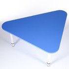 Стол Треугольник растущий гр.0-3 на металлокаркасе, Синий - Фото 2
