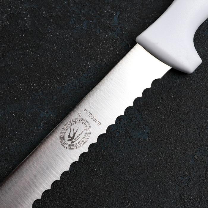 Нож для бисквита, рабочая поверхность 34 см, крупные зубчики - фото 1907068564