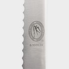Нож для бисквита, рабочая поверхность 34 см, крупные зубчики - фото 7675730