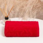 Полотенце махровое «Радуга» цвет красный, 50х90 см, 305г/м2 - Фото 1