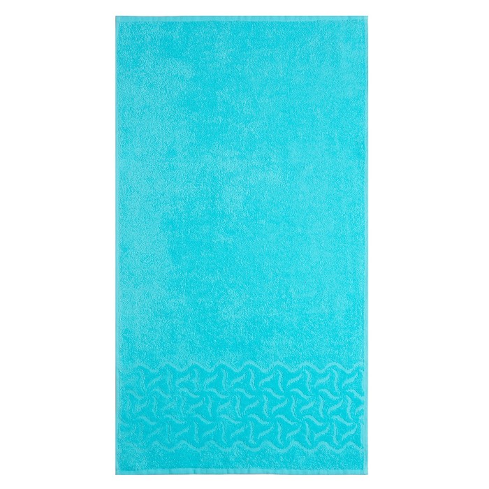Полотенце махровое «Радуга» цвет бирюза, 70×130 см, 295 г/м² - Фото 1