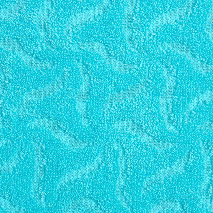 Полотенце махровое Радуга, 100х150см, цвет бирюза, 295гр/м, хлопок - фото 1899746465