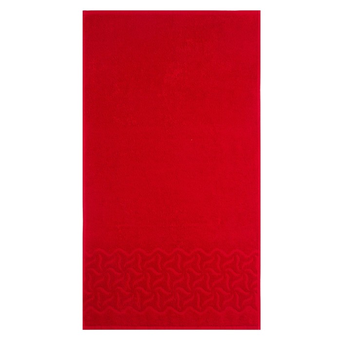 Полотенце махровое Радуга, 100х150см, цвет красный, 295гр/м, хлопок - фото 1899746471