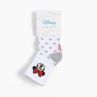 Набор носков "Minnie", Минни Маус, цвет серый/белый, 12-14 см - Фото 4