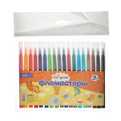 Фломастеры в подвесе 18 цветов