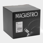 Чайник Magistro Glow, 3 л, со свистком, ручка soft-touch, индукция, нержавеющая сталь, чёрный - Фото 10