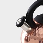 Чайник стали Magistro Glow, 3 л, индукция, ручка soft-touch, со свистком, нержавеющая сталь, цвет бронзовый - Фото 3