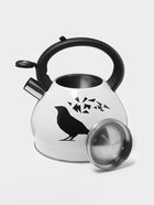 Чайник Доляна Magic birds, 3 л, со свистком, с индикатором нагрева, индукция, нержавеющая сталь, белый - Фото 2