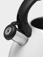 Чайник Доляна Magic birds, 3 л, со свистком, с индикатором нагрева, индукция, нержавеющая сталь, белый - Фото 5