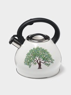 Чайник Доляна Magic forest, 3 л, со свистком, с индикатором нагрева, индукция, нержавеющая сталь, белый - Фото 3