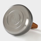 Чайник со свистком из нержавеющей стали Magistro Stone, 2,7 л, ручка soft-touch, индукция, цвет серый - Фото 5