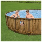 Бассейн каркасный Bestway Power Steel, 549×122 см, фильтр-насос, тент, лестница, 56977 - фото 26931692