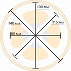 Вентиляционный клапан, липа, d=95 мм, металлическое основание, «Добропаровъ» - Фото 7