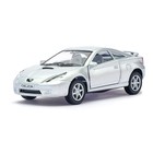 Машина металлическая Toyota Celica, 1:34, открываются двери, инерция, цвет серый - Фото 1