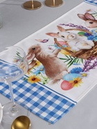 Дорожка пасхальная на стол «Этель. Зайчики», 30×70 см, 100% хлопок, саржа 190 г/м² - Фото 2