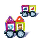 Магнитный конструктор Magical Magnet, 45 деталей, прозрачные, в пакете - Фото 2
